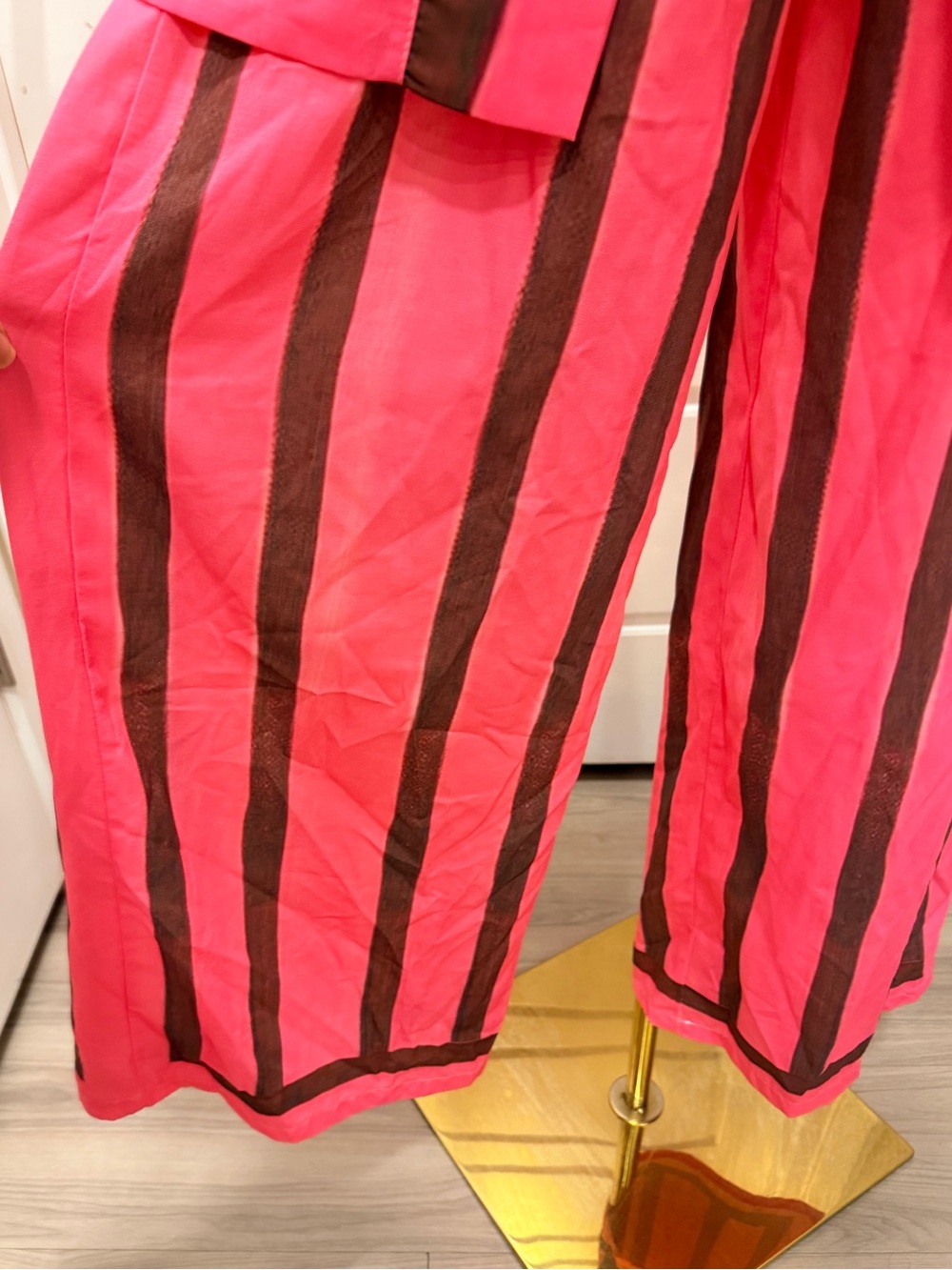 Nice to Meet You Vibrant Pink Zebra Print Two-Piece Lounge Set - Picture 5 of 12